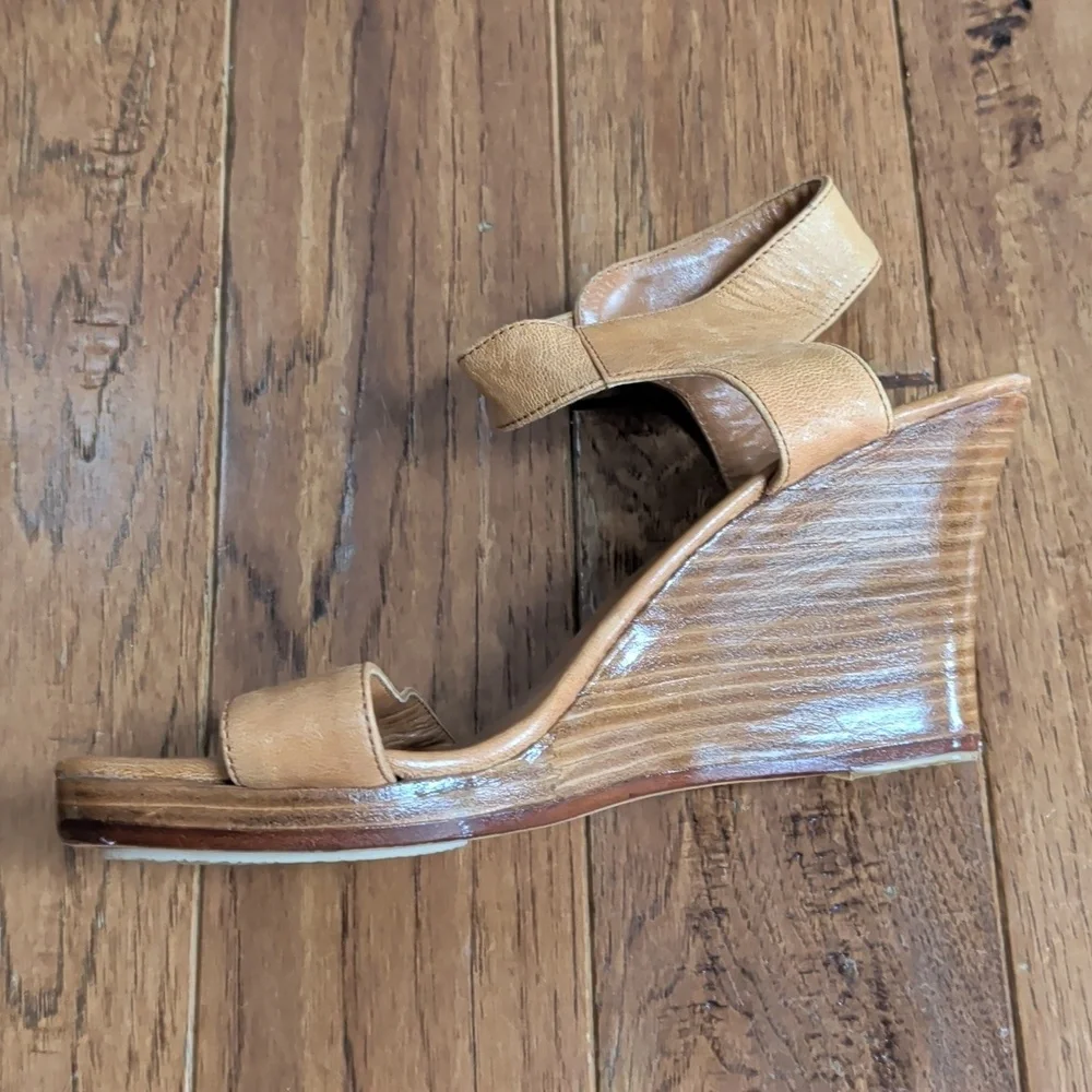 Bali ELF Dreamer Platform Tan Wedge Sandals